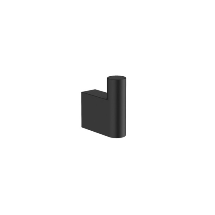 Product Cut out image of the Crosswater MPRO Matt Black Robe Hook